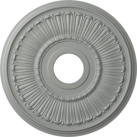 Ekena Millwork Melonie Ceiling Medallion (Fits Canopies up to 6 3/8"), 16"OD x 3 5/8"ID x 3/4"P, Primed White CM16ML